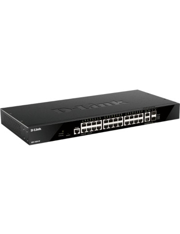 Switch Gestionable D-Link DGS-1520-28/E 24 Puertos/ RJ-45 10/100/1000/ SFP 2