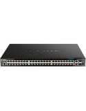 Switch Gestionable D-Link DGS-1520-52MP/E 52 Puertos/ RJ-45 2.5Gbps/ SFP/ PoE