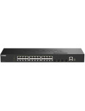 Switch Gestionable D-Link DGS-1530-28/E 24 Puertos/ RJ-45 10/100/1000/ SFP