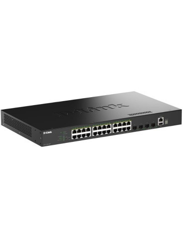 Switch Gestionable D-Link DGS-1530-28P/E 24 Puertos/ RJ-45 10/100/1000/ PoE/ SFP 2