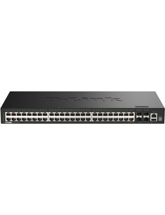 Switch Gestionable D-Link DGS-1530-52/E 48 Puertos/ RJ-45 10Gbps/ SFP/ PoE