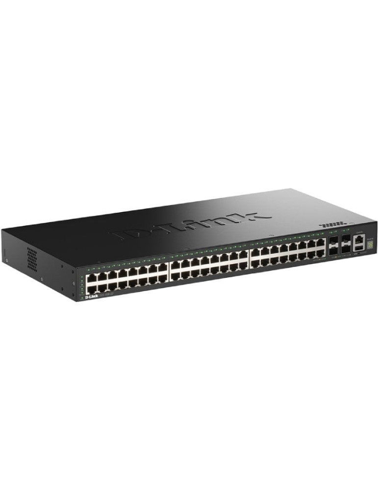 Switch Gestionable D-Link DGS-1530-52/E 48 Puertos/ RJ-45 10Gbps/ SFP/ PoE