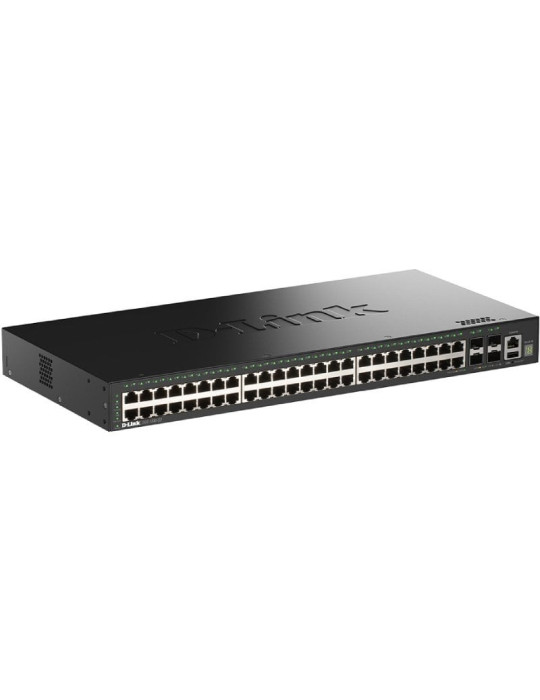 Switch Gestionable D-Link DGS-1530-52/E 48 Puertos/ RJ-45 10Gbps/ SFP/ PoE