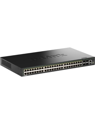 Switch Gestionable D-Link DGS-1530-52P/E 48 Puertos/ RJ-45 10/100/1000/ SFP/ PoE