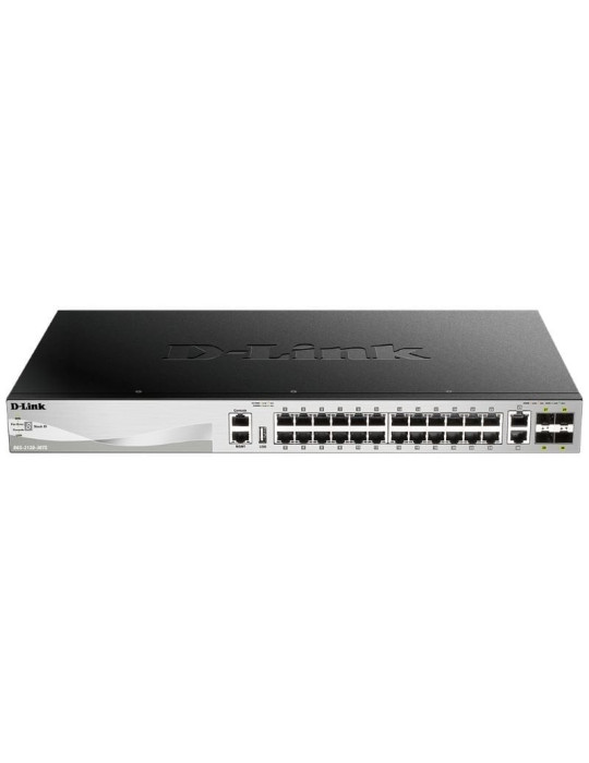 Switch Gestionable D-Link DGS-3130-30S/E 28 Puertos/ RJ-45 10/100/1000/ SFP