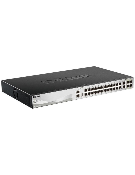 Switch Gestionable D-Link DGS-3130-30S/E 28 Puertos/ RJ-45 10/100/1000/ SFP
