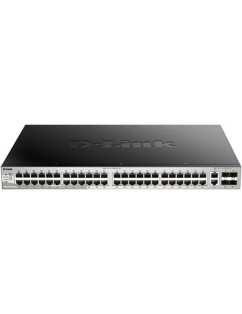 Switch Gestionable D-Link DGS-3130-54TS/E 50 Puertos/ RJ-45 10Gbps/ SFP/ PoE