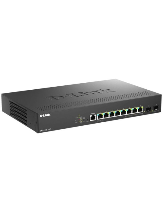 Switch D-Link DMS-1250-10SP/E 8 Puertos/ RJ-45 Gigabit 100/1000/2.5G/ SFP/ PoE
