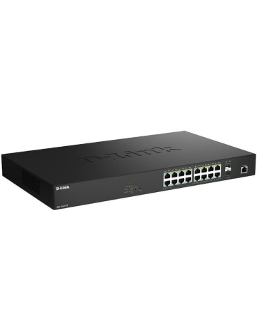 Switch D-Link DMS-1250-18P/E 18 Puertos/ RJ-45 Gigabit 10/100/1000 PoE/ SFP 2