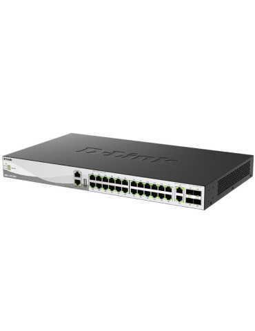 Switch D-Link DMS-3130-30TS 26 Puertos/ RJ-45 Gigabit 10Gbps/ PoE/ SFP 2