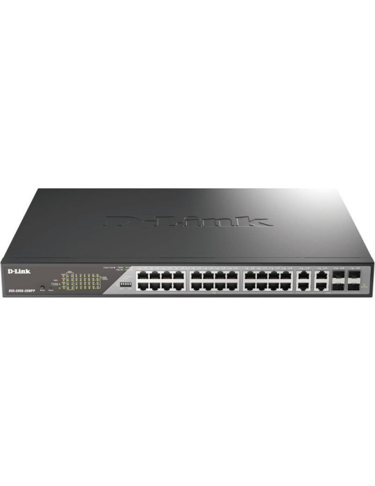 Switch Gestionable D-Link DSS-200G-28MPP 24 Puertos/ RJ-45 10/100/1000/ PoE++/ SFP