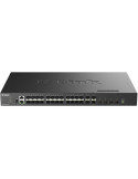 Switch Gestionable D-Link DXS-3410-32XY 2 Puertos/ RJ-45 10/100/1000/ SFP/ PoE