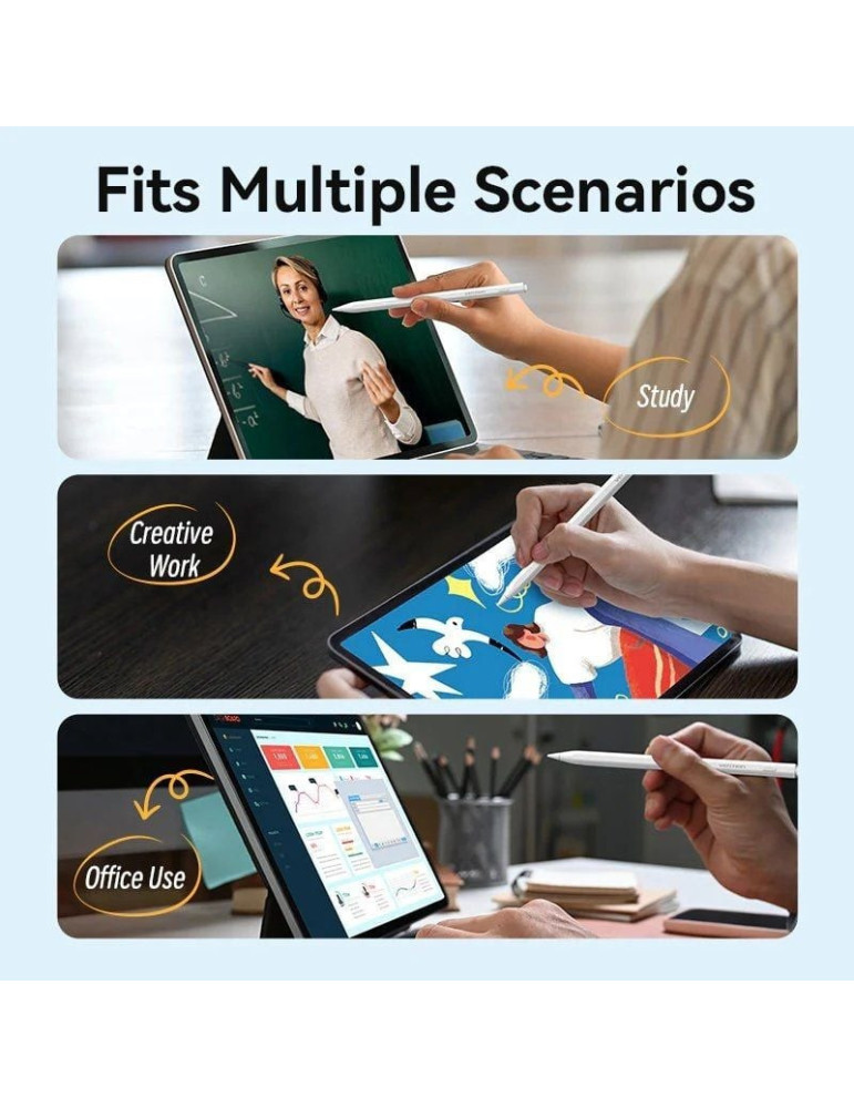 Lápiz Óptico Vention KQGW0/ para Apple/ Blanco