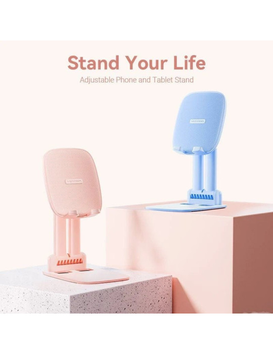 Soporte para Smartphone/Tablet Vention KSGP0/ Rosa