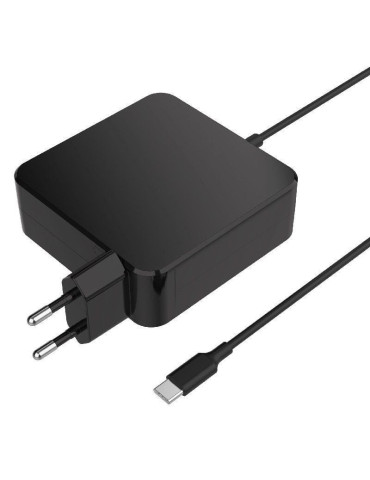 Cargador de Portátil Universal Leotec Notebook 90W Type-C/ 1xUSB Tipo-C/ 90W/ Automático/ Voltaje 5-20V