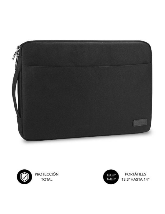 Funda Subblim Urban Laptop Sleeve para Portátiles hasta 14"/ Negra