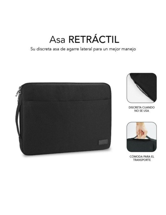 Funda Subblim Urban Laptop Sleeve para Portátiles hasta 15.6"/ Negra