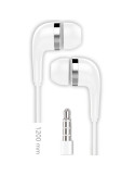 Auriculares Intrauditivos Tech One TEC2905/ con Micrófono/ Jack 3.5/ Blancos