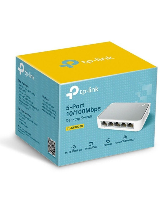 Switch TP-Link 5P 5 Puertos/ RJ-45 10/100