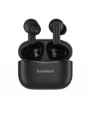 Auriculares Bluetooth Sunstech WAVEPODSBK con estuche de carga/ Autonomía 4.5h/ Negros