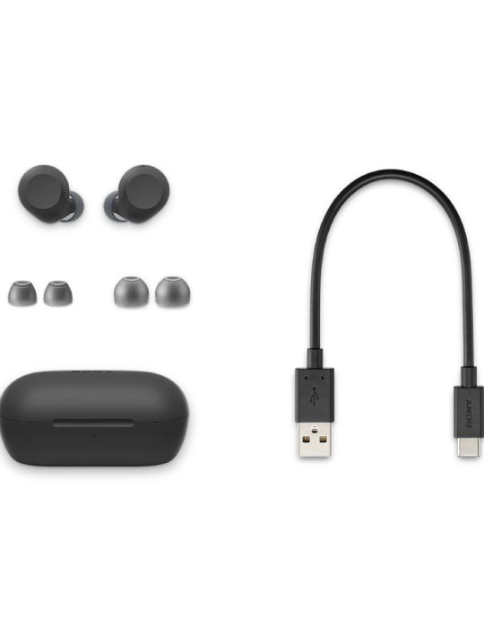 Auriculares Bluetooth Sony WF-C710N con estuche de carga/ Autonomía 12h/ Negros