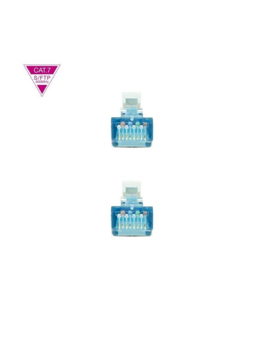Cable de Red RJ45 SFTP Nanocable 10.20.1701-L150 Cat.7/ 1.5m/ Gris
