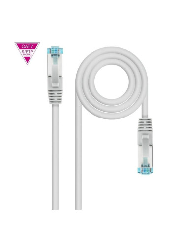 Cable de Red RJ45 SFTP Nanocable 10.20.1710 Cat.7/ 10m/ Gris 2