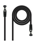 Cable de Red RJ45 SSTP Nanocable 10.20.2000-L25-BK Cat.8.1/ 25cm/ Negro
