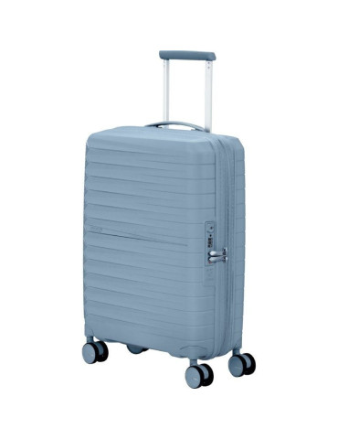 Maleta de Cabina American Tourister FastForward Spinner Expansible 55cm/ 55x40x23cm/ 4 Ruedas/ Azul 2
