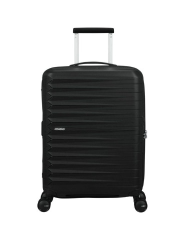 Maleta de Cabina American Tourister FastForward Spinner Expansible 55cm/ 55x40x23cm/ 4 Ruedas/ Negro