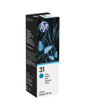 Botella de Tinta Original HP n 31/ Cian