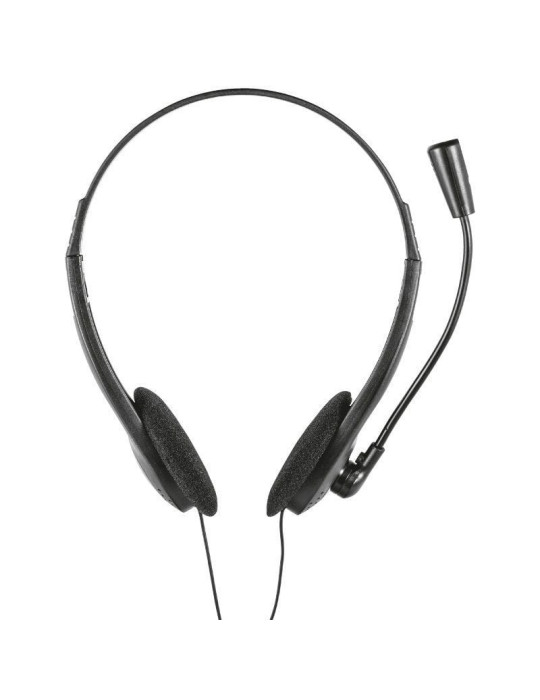 Auriculares Trust Primo Chat/ con Micrófono/ Jack 3.5/ Negros
