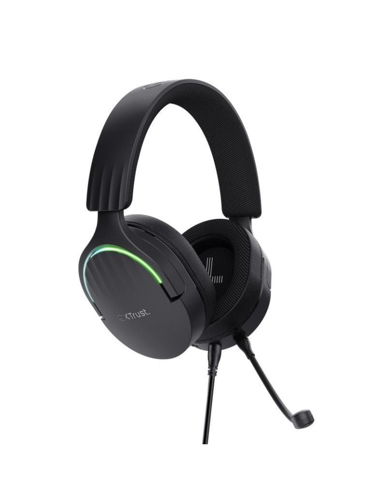 Auriculares Gaming con Micrófono Trust Gaming GXT 490 Fayzo/ USB 2.0/ Negros