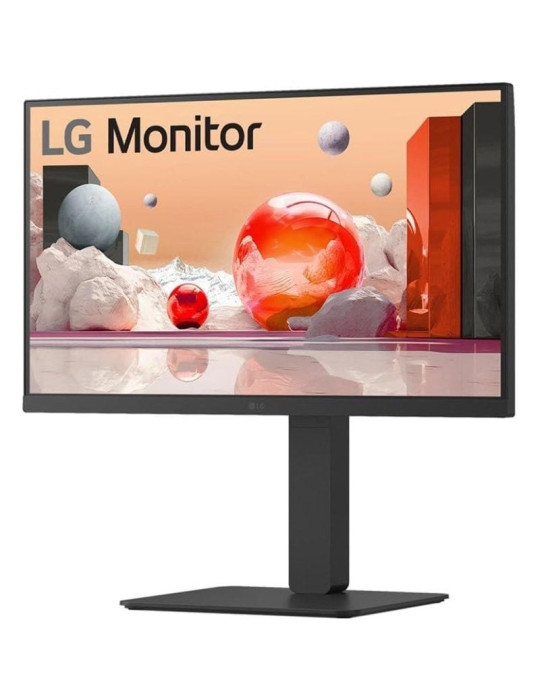 Monitor Profesional LG 24BA850-B 23.8"/ Full HD/ Webcam/ Multimedia/ Negro