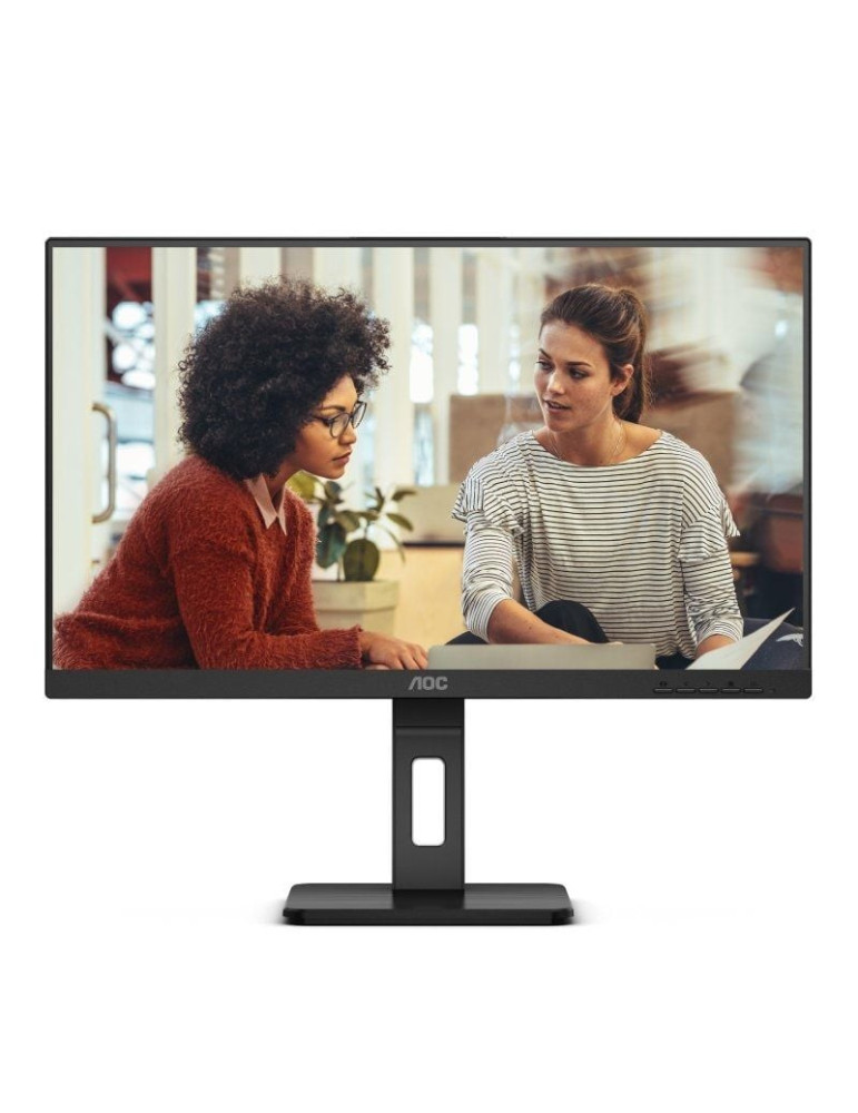 Monitor AOC 24E3QAF 23.8"/ Full HD/ Multimedia/ Regulable en altura/ Negro