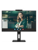 Monitor Profesional AOC 24P3QW 23.8"/ Full HD/ Webcam/ Multimedia/ Regulable en altura/ Negro