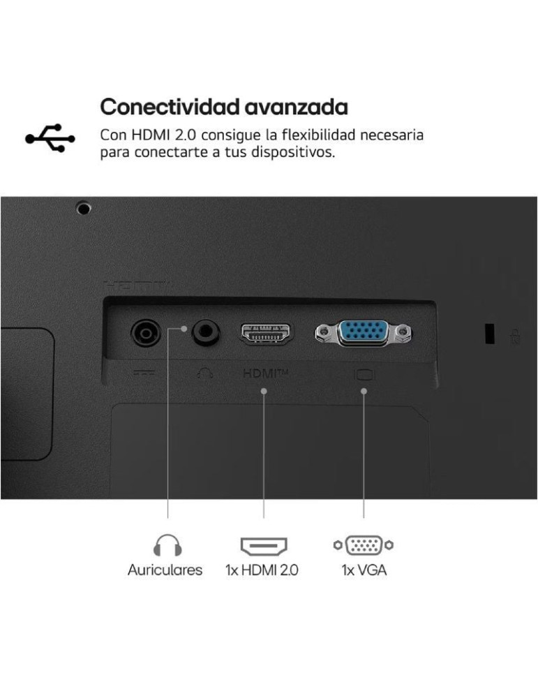 Monitor LG 24U411A-B 23.8"/ Full HD/ Negro