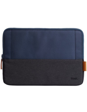 Funda Trust Lisboa para Portátiles hasta 13.3"/ Azul