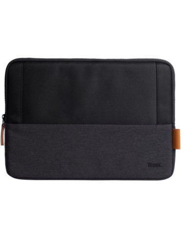 Funda Trust Lisboa para Portátiles hasta 13.3"/ Negra