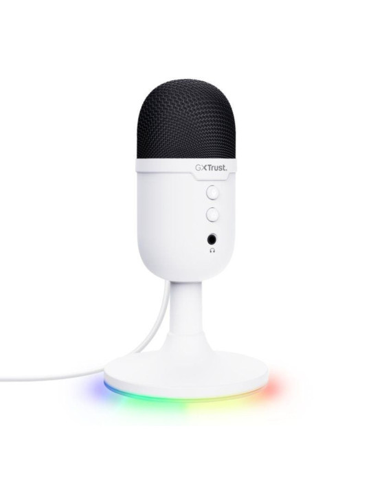 Micrófono Trust Gaming GXT 234W Yunix/ USB/ Blanco