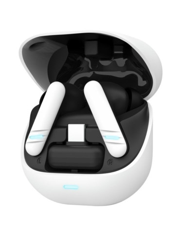 Auriculares Bluetooth Trust GXT 409 Oxxie 25478 con estuche de carga/ Autonomía 7h/ Blanco y Negro 2