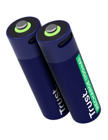 Pack de 2 Pilas AA Trust 25584/ Recargables 2