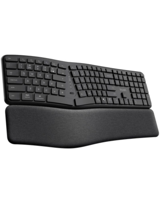 Teclado Inalámbrico por Bluetooth Trust Keyra Multidispositivo Ergonómico