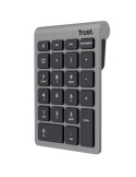 Teclado Numérico Inalámbrico Trust Xalas Wireless/ Plata