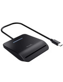 Lector de DNI Trust Primo 26061/ USB Tipo-C/ Negro