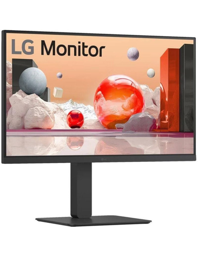 Monitor Profesional LG 27BA850-B 27"/ Full HD/ Webcam/ Multimedia/ Regulable en altura/ Negro