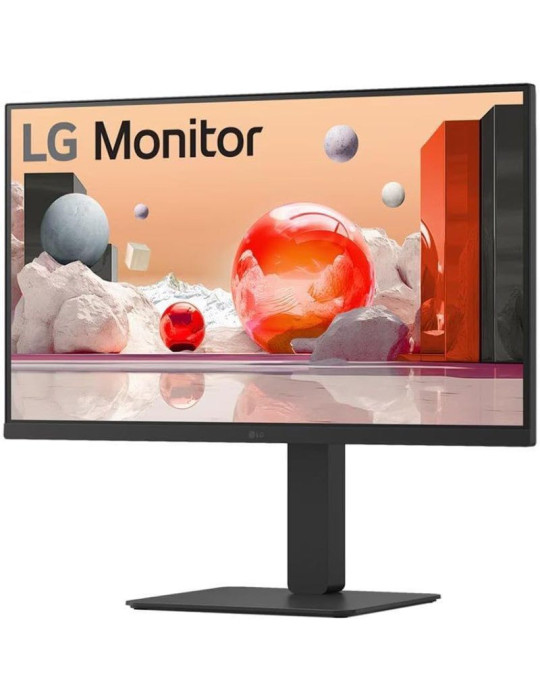 Monitor Profesional LG 27BA850-B 27"/ Full HD/ Webcam/ Multimedia/ Regulable en altura/ Negro