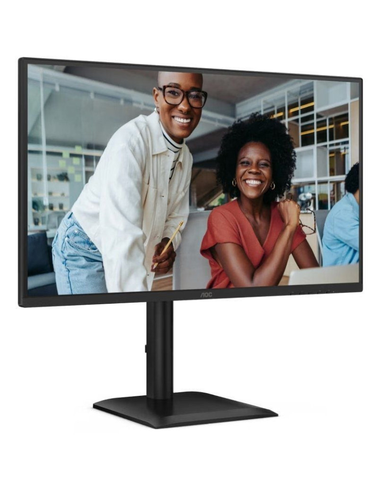 Monitor Profesional AOC 27E4U 27"/ Full HD/ Multimedia/ Regulable en altura/ Negro