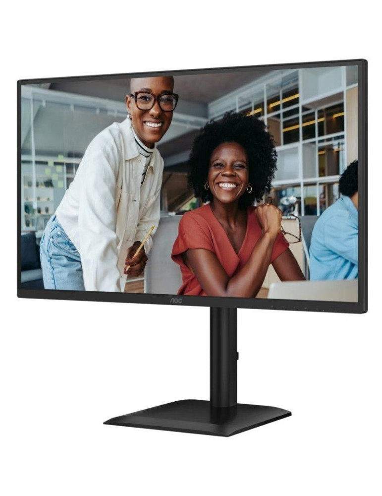 Monitor Profesional AOC 27E4U 27"/ Full HD/ Multimedia/ Regulable en altura/ Negro