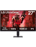 Monitor Gaming LG UltraGear G4 27G411A-B 27"/ Full HD/ 1ms/ 144Hz/ IPS/ Negro